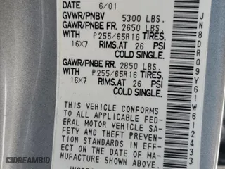 2001 Nissan Pathfinder SE with VIN JN8DR09Y61W612433, listed as a Copart auction lot 89062135 with 81,392 mi miles and Salvage Title. Bid and sale history available at carsss.com. Image 14.