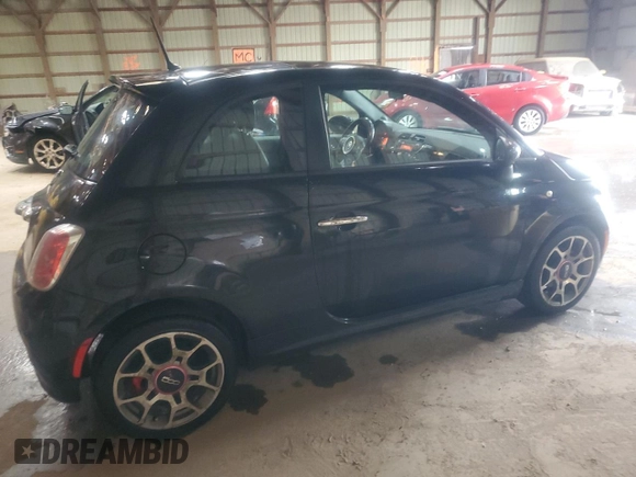 2012 FIAT 500 Sport with VIN 3C3CFFBR7CT105575, listed as a Copart auction lot 61782495 with 126,033 mi miles and Clean title. Bid and sale history available at DreamBid. Image 3.