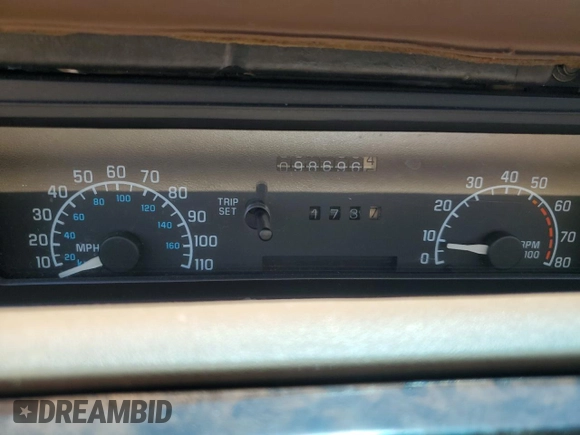 1994 Buick Regal with VIN 2G4WB55L6R1412117, listed as a Copart auction lot 55167385 with 98,696 mi miles and Clean Title. Bid and sale history available at DreamBid. Image 9.