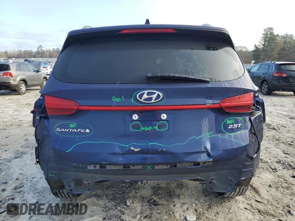 2023 Hyundai Santa Fe Limited with VIN 5NMS44AL4PH498291, listed as a Copart auction lot 85670614 with 39,327 mi miles and Salvage Title. Bid and sale history available at carsss.com. Image 6.
