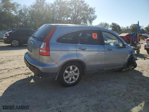 2008 Honda CR-V EX-L with VIN 5J6RE38788L008640, listed as a Copart auction lot 46871625 with 248,430 mi miles and Salvage Title. Bid and sale history available at carsss.com. Image 3.
