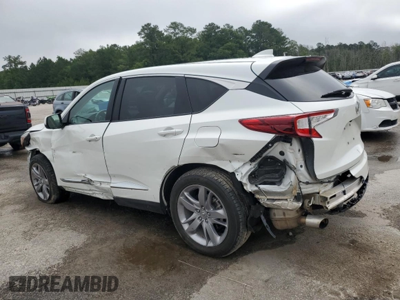 2021 Acura RDX Advance with VIN 5J8TC2H75ML023040, listed as a Copart auction lot 58632875 with 83,942 mi miles and Salvage title. Bid and sale history available at DreamBid. Image 2.