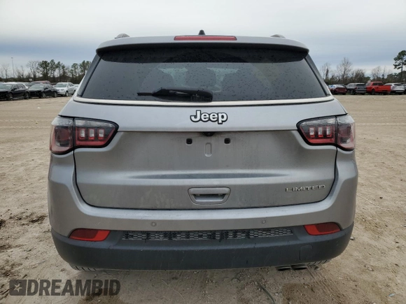 2021 Jeep Compass Limited with VIN 3C4NJCCB8MT573416, listed as a Copart auction lot 45882555 with 77,491 mi miles and Clean title. Bid and sale history available at DreamBid. Image 6.