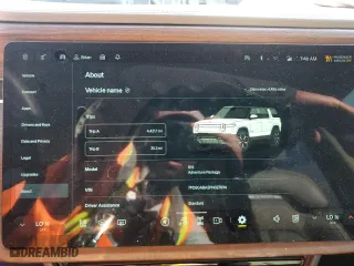 2023 Rivian R1S Adventure with VIN 7PDSGABA5PN027894, listed as a Copart auction lot 71442484 with 4,456 mi miles and Salvage Title. Bid and sale history available at carsss.com. Image 9.