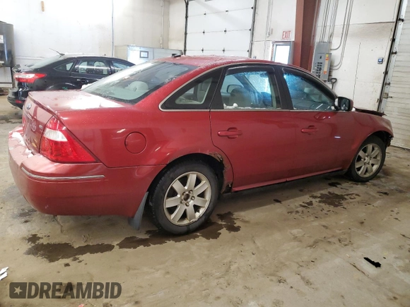 2007 Ford Five Hundred SEL with VIN 1FAHP24137G136773, listed as a Copart auction lot 85575344 with 0 mi miles and Salvage Title. Bid and sale history available at carsss.com. Image 3.