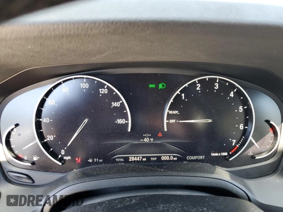 2020 BMW 3 Series 330i with VIN WBA5R1C08LFJ74460, listed as a Copart auction lot 47892805 with 28,447 mi miles and Salvage title. Bid and sale history available at DreamBid. Image 9.