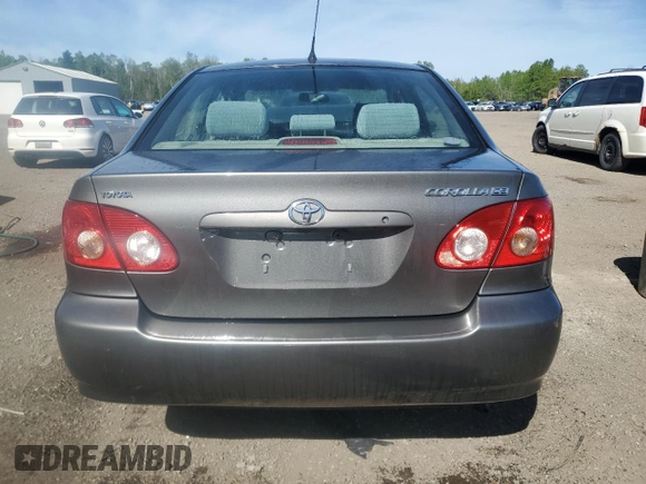 2007 Toyota Corolla CE with VIN 2T1BR32E87C733275, listed as a Copart auction lot 56102925 with 249,753 mi miles and Salvage title. Bid and sale history available at DreamBid. Image 6.