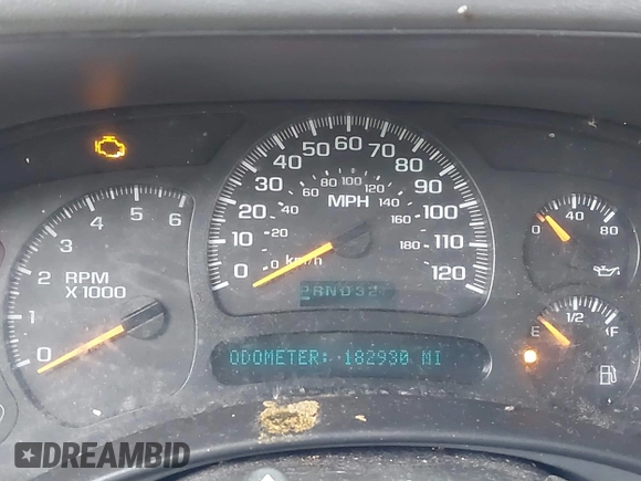 2005 Chevrolet Silverado 1500 LT with VIN 2GCEK13T751153160, listed as a IAAI auction lot 42151415 with 182,930 mi miles and . Bid and sale history available at DreamBid. Image 7.