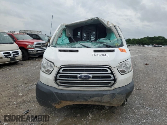 2017 Ford Transit with VIN 1FTYR1ZM7HKB00228, listed as a Copart auction lot 53419004 with Not Provided miles and Salvage Title. Bid and sale history available at DreamBid. Image 5.