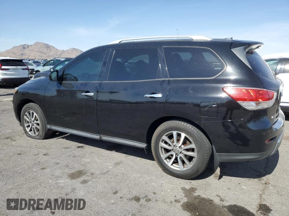 2013 Nissan Pathfinder SL with VIN 5N1AR2MN6DC652259, listed as a Copart auction lot 52046085 with 132,450 mi miles and Clean Title. Bid and sale history available at DreamBid. Image 2.