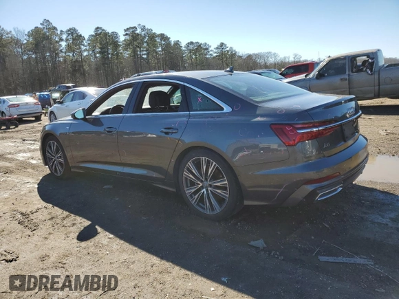 2019 Audi A6 Premium Plus with VIN WAUL2AF27KN062083, listed as a Copart auction lot 39653963 with 0 mi miles. Bid and sale history available at carsss.com. Image 2.