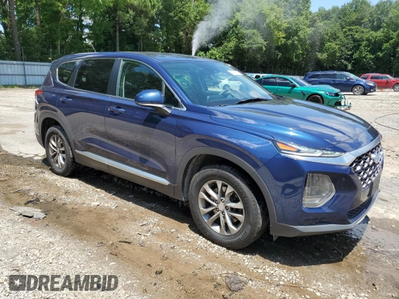 2019 Hyundai Santa Fe SE z VIN 5NMS2CAD5KH117727, wystawiony jako Copart lot #62860725 z przebiegiem 106 930 mil mil oraz Szkoda całkowita • Salvage title. Historia ofert i sprzedaży dostępna na DreamBid. Obrazek 4.