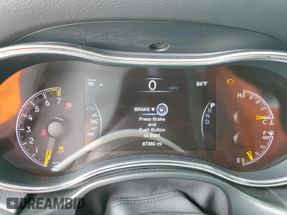 2020 Jeep Grand Cherokee Altitude z VIN 1C4RJEAG0LC181553, wystawiony jako Copart lot #54696285 z przebiegiem 67 360 mil mil oraz Nie do naprawy • Non repairable. Historia ofert i sprzedaży dostępna na DreamBid. Obrazek 9.