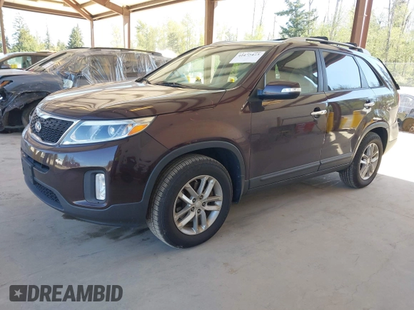 2014 Kia Sorento LX with VIN 5XYKT4A61EG435606, listed as a IAAI auction lot 42075423 with 112,474 mi miles and . Bid and sale history available at DreamBid. Image 17.