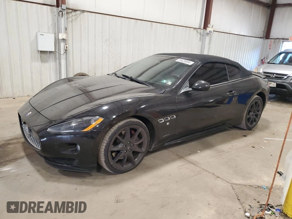 2012 Maserati GranTurismo Sport z VIN ZAM45MMA7C0062010, wystawiony jako Copart lot #59426994 z przebiegiem 49 936 mil mil oraz Szkoda całkowita • Salvage title. Historia ofert i sprzedaży dostępna na DreamBid. Obrazek 1.