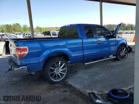 2012 Ford F-150 XL with VIN 1FTEX1CM6CFC87433, listed as a Copart auction lot 52502655 with Not Provided miles and Salvage Title. Bid and sale history available at carsss.com. Image 3.