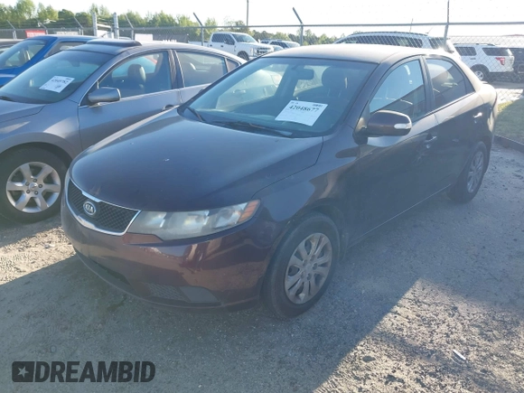 2010 Kia Forte EX with VIN KNAFU4A26A5306448, listed as a IAAI auction lot 42048677 with 172,095 mi miles. Bid and sale history available at carsss.com. Image 2.