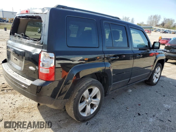 2017 Jeep Patriot Latitude with VIN 1C4NJPFB4HD152761, listed as a Copart auction lot 50485745 with 90,539 mi miles and Salvage title. Bid and sale history available at DreamBid. Image 3.