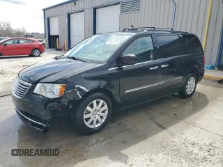 2015 Chrysler Town & Country Touring with VIN 2C4RC1BG2FR602430, listed as a Copart auction lot 49817725 with 122,958 mi miles and Salvage Title. Bid and sale history available at carsss.com. Image 1.
