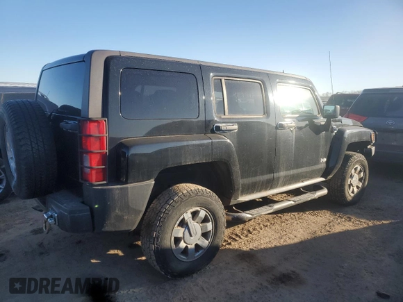 2007 Hummer H3 SUV with VIN 5GTDN13E878251661, listed as a Copart auction lot 89074525 with 151,973 mi miles and Clean Title. Bid and sale history available at DreamBid. Image 3.