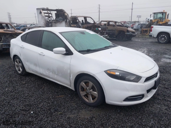 2016 Dodge Dart SXT with VIN 1C3CDFBB1GD717596, listed as a IAAI auction lot 41319650 with 151,531 mi miles. Bid and sale history available at carsss.com. Image 1.