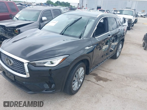 2024 Infiniti QX50 Luxe with VIN 3PCAJ5BA7RF101801, listed as a IAAI auction lot 42109462 with 15,768 mi miles and . Bid and sale history available at DreamBid. Image 18.