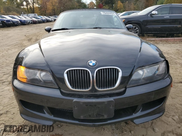 2000 BMW Z3 M 3.2L with VIN WBSCK9349YLC92120, listed as a Copart auction lot 76444454 with 55,107 mi miles and Clean Title. Bid and sale history available at carsss.com. Image 5.