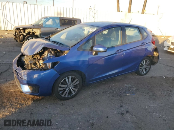 2016 Honda Fit EX-L with VIN 3HGGK5H84GM703545, listed as a Copart auction lot 84183844 with 97,709 mi miles and Salvage title. Bid and sale history available at DreamBid. Image 1.