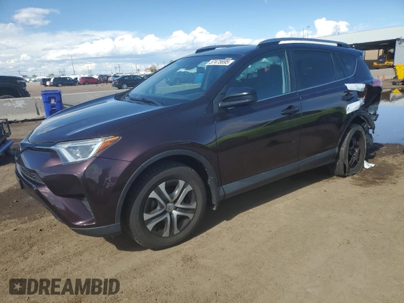 2018 Toyota RAV4 LE with VIN 2T3BFREV6JW739046, listed as a Copart auction lot 57475695 with 81,410 mi miles and Salvage title. Bid and sale history available at DreamBid. Image 1.