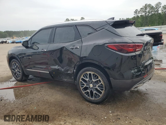 2024 Chevrolet Blazer Premier with VIN 3GNKBFRS3RS160493, listed as a Copart auction lot 53857315 with 12,722 mi miles and Salvage title. Bid and sale history available at DreamBid. Image 2.