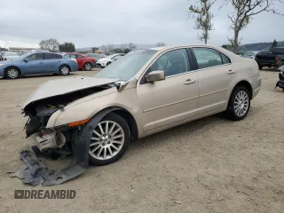 2006 Mercury Milan Premier with VIN 3MEFM08Z56R610100, listed as a Copart auction lot 48960835 with 0 mi miles and Salvage Title. Bid and sale history available at carsss.com. Image 1.