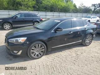 2014 Kia Cadenza Premium z VIN KNALN4D70E5141977, wystawiony jako Copart lot #54077135 z przebiegiem 114 524 mil mil oraz Tytuł czysty. Historia ofert i sprzedaży dostępna na DreamBid. Obrazek 1.