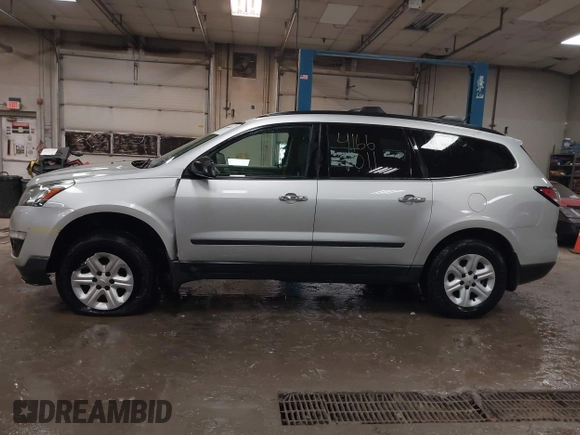 2013 Chevrolet Traverse LS with VIN 1GNKVFKD7DJ138235, listed as a IAAI auction lot 41666011 with 134,731 mi miles and . Bid and sale history available at DreamBid. Image 14.