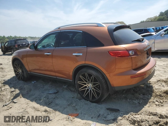2004 Infiniti FX with VIN JNRAS08W54X224093, listed as a Copart auction lot 54013415 with 195,797 mi miles and Salvage Title. Bid and sale history available at DreamBid. Image 2.