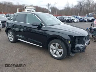 2018 Audi Q5 Premium Plus z VIN WA1BNAFY2J2008789, wystawiony jako IAAI lot #41899063 z przebiegiem 106 739 mil mil oraz . Historia ofert i sprzedaży dostępna na DreamBid. Obrazek 1.