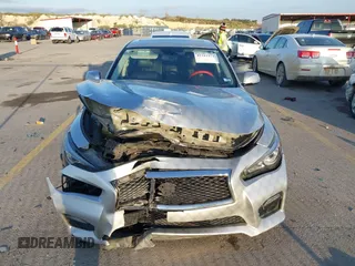 2017 Infiniti Q50 Premium with VIN JN1CV7AR6HM681017, listed as a IAAI auction lot 41212271 with 141,479 mi miles and . Bid and sale history available at carsss.com. Image 6.