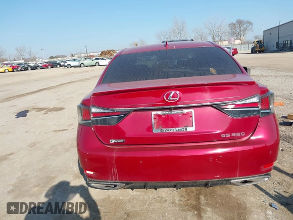 2016 Lexus GS 350 with VIN JTHBZ1BLXGA003499, listed as a IAAI auction lot 41576053 with 33,377 mi miles. Bid and sale history available at carsss.com. Image 16.