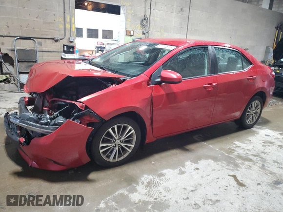 2014 Toyota Corolla L with VIN 2T1BURHE4EC184664, listed as a Copart auction lot 57712615 with 151,476 mi miles and Salvage title. Bid and sale history available at DreamBid. Image 1.