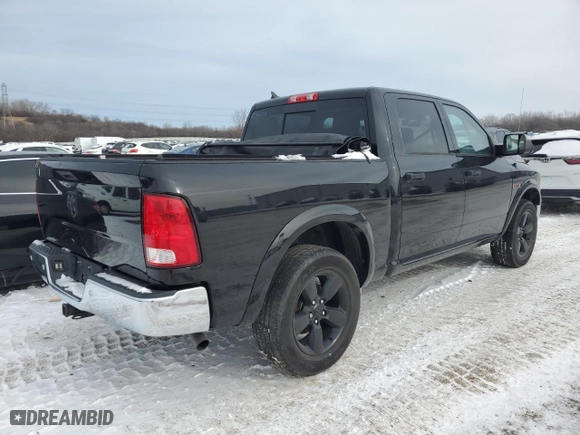 2018 Ram 1500 Big Horn with VIN 1C6RR7LMXJS348020, listed as a Copart auction lot 45270765 with 42,998 mi miles and Clean Title. Bid and sale history available at carsss.com. Image 3.