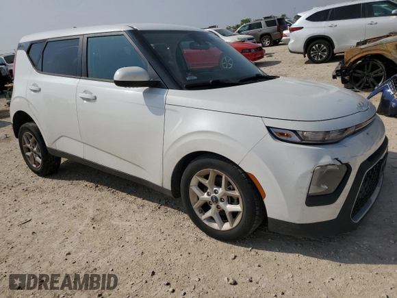 2022 Kia Soul LX with VIN KNDJ23AU6N7157547, listed as a Copart auction lot 51281625 with 55,318 mi miles and Salvage Title. Bid and sale history available at DreamBid. Image 4.