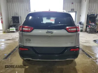 2016 Jeep Cherokee Limited with VIN 1C4PJMDB6GW162558, listed as a Copart auction lot 62741085 with 124,073 mi miles and Salvage title. Bid and sale history available at DreamBid. Image 6.