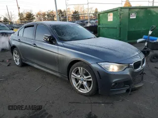 2015 BMW 3 Series 335i xDrive with VIN WBA3B9G50FNR93148, listed as a Copart auction lot 43571925 with 119,092 mi miles and Salvage Title. Bid and sale history available at carsss.com. Image 4.