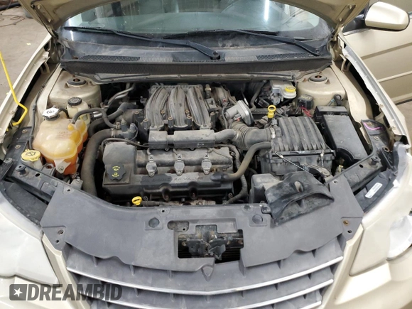 2010 Chrysler Sebring Limited with VIN 1C3CC5FD1AN190847, listed as a Copart auction lot 51219675 with 144,025 mi miles and Salvage title. Bid and sale history available at DreamBid. Image 11.