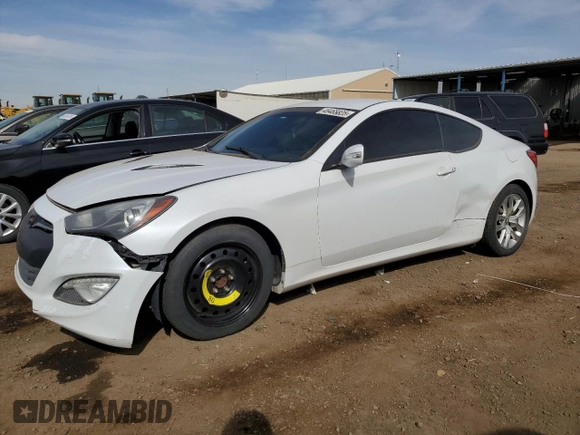 2016 Hyundai Genesis Coupe 3.8L Base z VIN KMHHT6KJ2GU134929, wystawiony jako Copart lot #48465825 z przebiegiem 125 191 mil mil oraz Nie do naprawy • Non repairable. Historia ofert i sprzedaży dostępna na DreamBid. Obrazek 1.