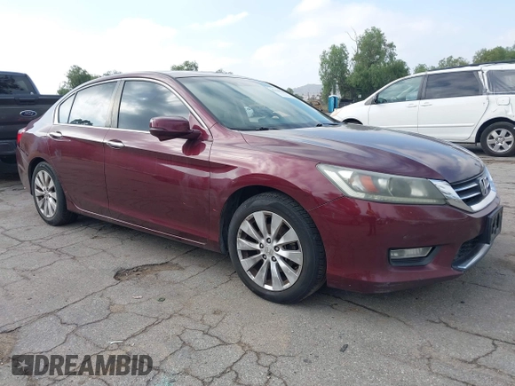 2013 Honda Accord EX-L with VIN 1HGCR2F8XDA168189, listed as a IAAI auction lot 42188246 with 235,286 mi miles and . Bid and sale history available at DreamBid. Image 1.