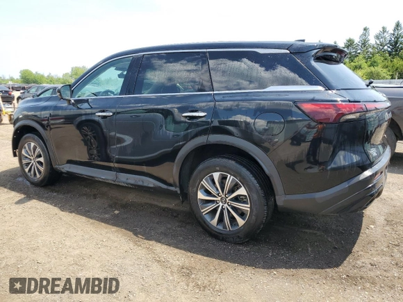 2024 Infiniti QX60 Pure with VIN 5N1DL1ES7RC337412, listed as a Copart auction lot 62099795 with 24,993 mi miles and Clean title. Bid and sale history available at DreamBid. Image 2.