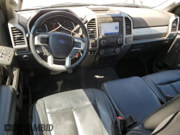 2020 Ford F-250 XL with VIN 1FT7W2BN2LED63473, listed as a Copart auction lot 58269665 with 91,190 mi miles and Salvage title. Bid and sale history available at DreamBid. Image 8.