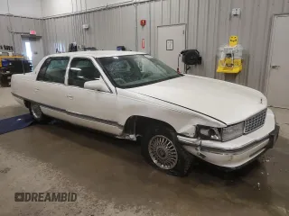 1994 Cadillac DeVille z VIN 1G6KD52B7RU290139, wystawiony jako Copart lot #46899465 z przebiegiem 133 110 mil mil oraz Czysty tytuł • Clean title. Historia ofert i sprzedaży dostępna na DreamBid. Obrazek 4.