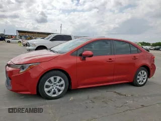 2021 Toyota Corolla LE with VIN JTDEPMAEXMJ148434, listed as a Copart auction lot 54858665 with 21,512 mi miles and Salvage Title. Bid and sale history available at DreamBid. Image 1.