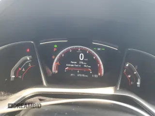 2019 Honda Civic Sedan Sport with VIN 2HGFC2F80KH604206, listed as a Copart auction lot 51658615 with 75,195 mi miles and Salvage Title. Bid and sale history available at carsss.com. Image 9.